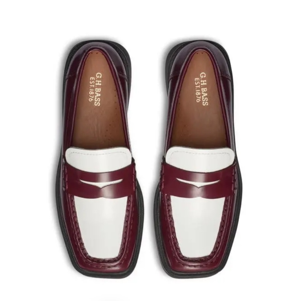 GH BASS Bowery Leather Penny Loafers size 7.5 never worn